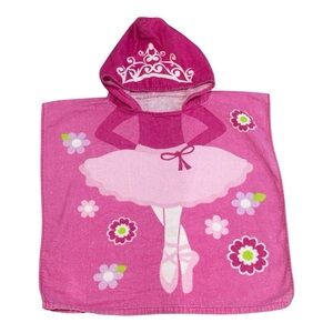 NEW* Charming Pink Ballerina Hooded Towel for Kids